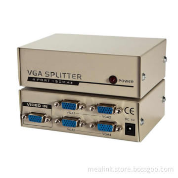 250MHz 1 to 4 VGA Splitter 4 Port VGA Splitter